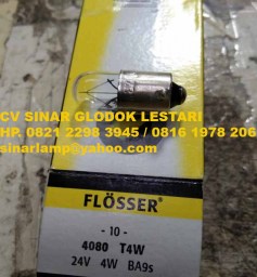 Lampu Flosser 24V 4W BA9s Indikator Lamp